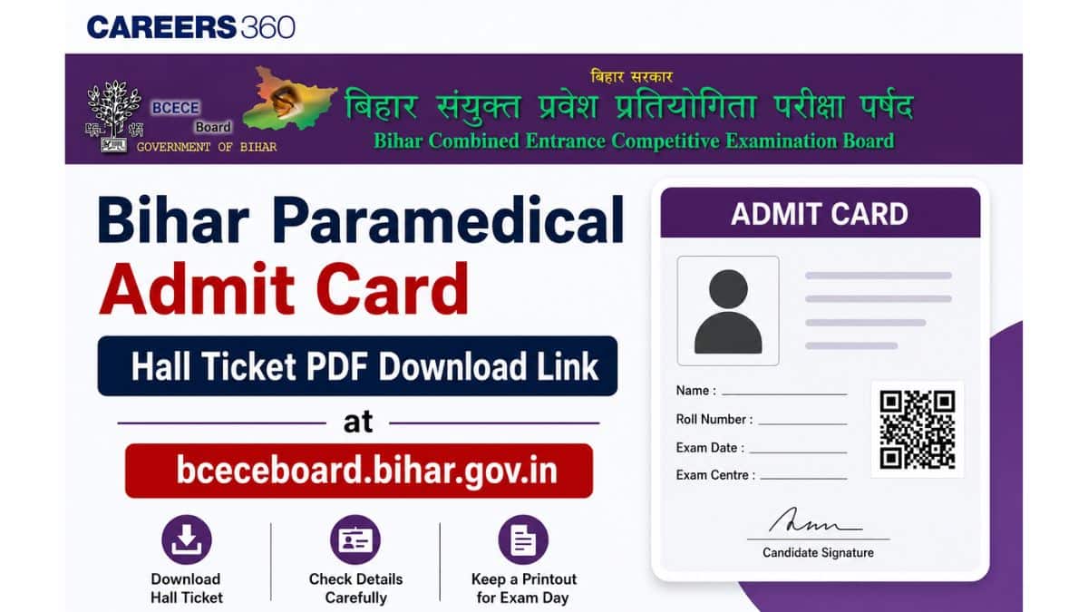 Bihar Paramedical Admit Card 2026 (May 22): PDF Download Link